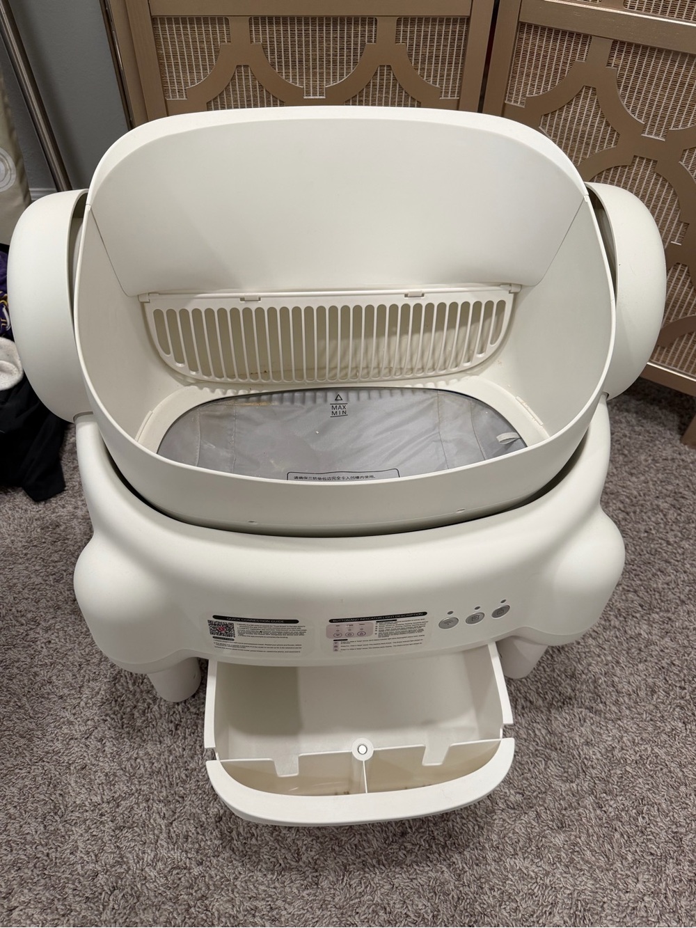 Automatic Cat Litter Box - Self Cleaning with Open Top Design